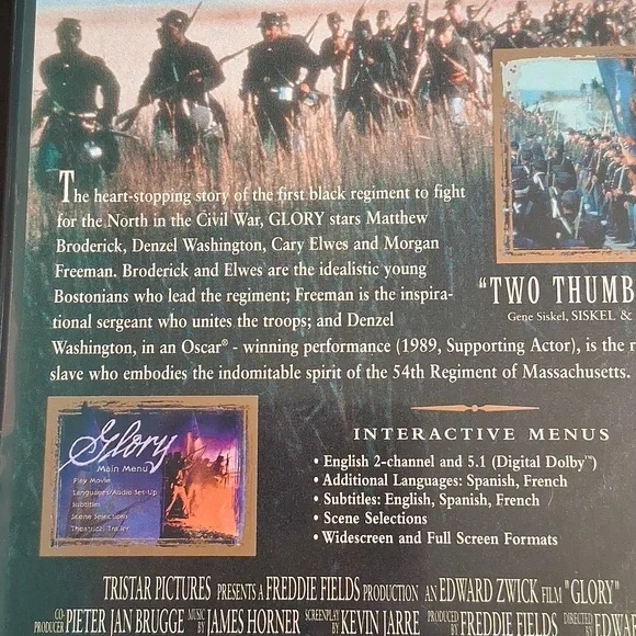 Glory DVD - Picture 3 of 4